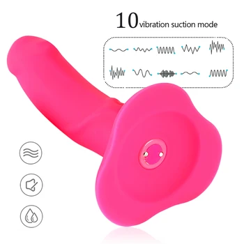 10 Speed G-spot dildo vibrator gaćice za žene lezbijskog seksa strapon svežanj svezana veliki dildo anal vibrator zona adult sex igračke