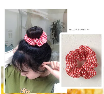 10шт ljeto tiskanih cvjetnih traka za kosu žene djevojka gumice za kosu u rep držač kose uže kravate elastične trake za kosu za dodatnu opremu