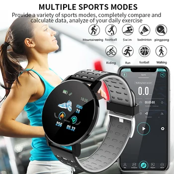 119Plus smart satovi su vodootporni sat narukvica otkucaja srca pametna narukvica za sportski sat grupa Smartwatch za Android