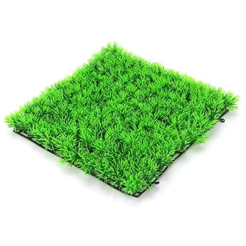 1pc 25x25 cm tepih trava zelena umjetnih travnjaka Trke tepiha lažni moss za kućnog vrta Akvarij Akvarij ukrasi
