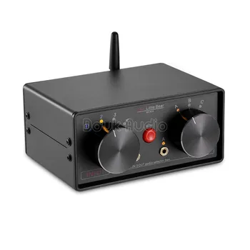 2018 Little Bear Latest 4-IN-3-OUT 3.5 mm RCA Audio Selector Switcher Box Bluetooth 4.0 Receiver Splitter Preamp za kućnu audio