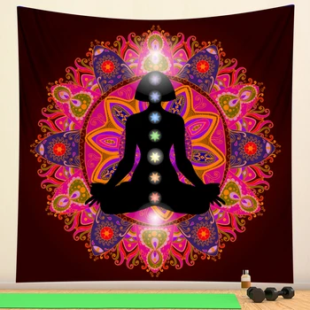 2020 Indijski Buda meditacija tapiserija zidni ukras čarolije tapiserija boem hipi kućni ukras Mandala joga prostirci