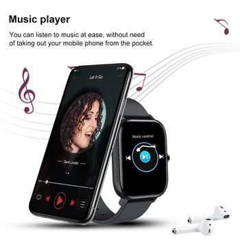 2020 novi ekran u boji pametne žene satova puni zaslon osjetljiv na fitness tracker krvni tlak za Xiaomi Woman Bluetooth Smart Call watch