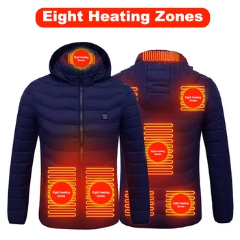 2020 novi grijani kaput USB kuhalo s kapuljačom jakne kaputi grijač toplinske odjeće Chaleco Termico grijanje prsluk Muška odjeća 열선조끼