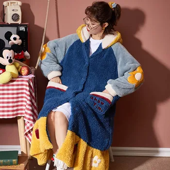2020 zimski ženski topli ogrtač kućna odjeća za žene Ženska spavaćica kardigan pidžama slatka djevojka PHOENTIN FG238