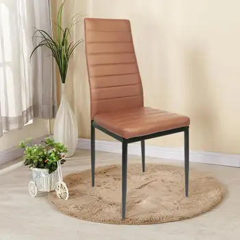 4 kom./compl. blagovaona stolice u skandinavskom stilu moderne jake pola umjetna koža tkanina blagovaona stolice jednostavan home bar namještaj za dvoranu HWC