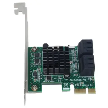 4 port 3.0 za PCIe kartice za proširenje PCI express (PCI-e SATA adapter PCI-e SATA 3 pretvarač za hdd SSD IPFS Mining