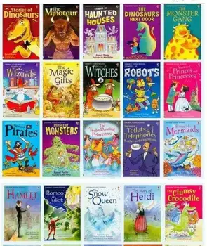 40 knjiga / set Usborne Story čitanje knjiga zbirka moja treća biblioteka za čitanje kutija knjiga set dječjih igračaka za obrazovne