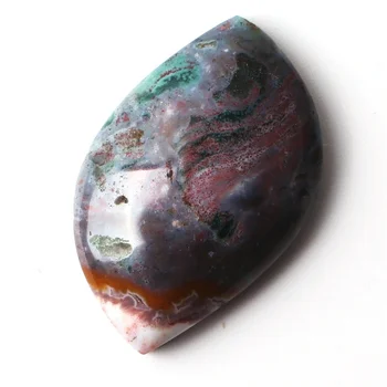 5 kom. /10 kom. Prirodni ocean jaspis Prostoručno privjesak u obliku srca polirane nakita kamenja reiki dar slučajni dostava