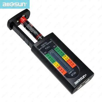 ALL SUN BT20 Household Digital Battery Tester 1.5 V 9V AAA AA C D Battery Capacity Tool in Pocket Size