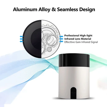 AVATTO Tuya performansi aluminij Alloy 2.4 G WiFi IR Remote, infracrveni univerzalni daljinski upravljač Smart Home Automation za Alexa,Google Home