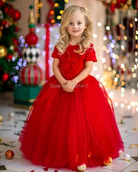 Božićni Božićna Haljina Za Djevojčice Kostim Djeda Mraza Za Djecu Crvene Haljine Haljina Večernja Haljina Princeze 3 6 7 8 10 Godina