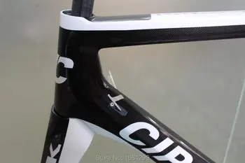 Brand New white 700C Road bicikle matt 3K full carbon fibre bike frame carbon fork+seatpost+stezaljke+headsets light parts