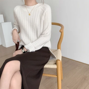 Colorfaith New 2020 ženska Jesen Zima dres topli pulover korejski puna негабаритный Split elegantan minimalistički kardigan SW20216