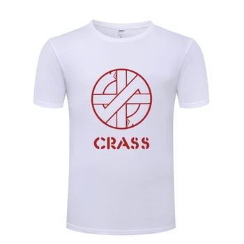 Crass Music Muške Men T Shirt Tshirt 2018 New Short Sleeve O Bend Cotton Casual T-shirt-Top Tee