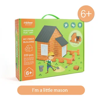 Diy kuća Lutaka praktična mogućnost učenja trodimenzionalni dječji mini-simulacija kuća od cigle ručno model razvojne igračke