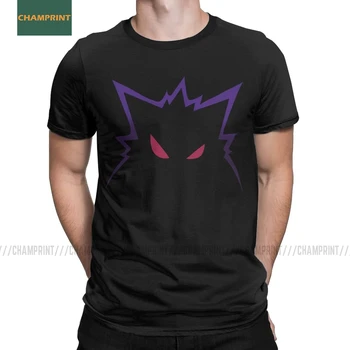 Duh Gengar majice za muškarce Kaiju Japan Pokemon pocket monster crtani pamučna t-shirt kratki rukav Majica stranke vrhovima