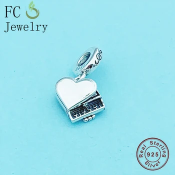 FC Jewelry Fit originalni narukvica-čuvar 925 sterling srebra klavirsku igra s сердечком kuglice za izradu žena lutaju Berloque 2020 novi