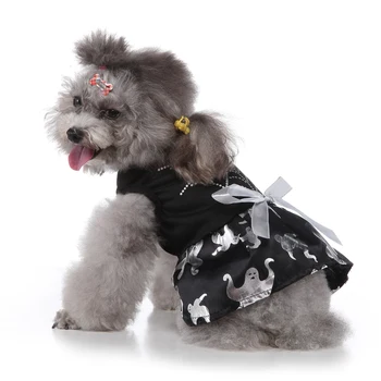 Funny Halloween Pet odjeća za pse za male pse Haljina cosplay kostim mačke Božić prerušiti se odijelo mačka haljina chihuahua štene 35
