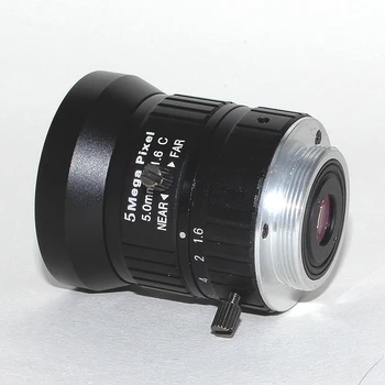 HD 5MP objektiv objektiv kamere CCTV 5 mm F1.6 blenda 1/1.7