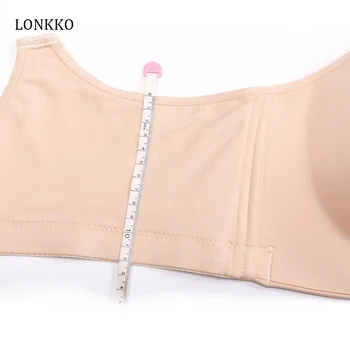 Jednobojnu plus veličina grudnjaka za žene Seksi Push Up Wirefree Underwear 75-100 D DD E F Cup Comfort Soft Large Size Lingerie
