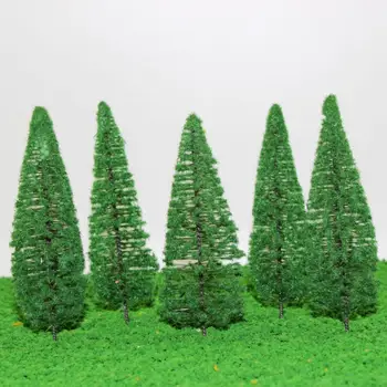 Kedar čempres modeliranje drveće željeznički park ulica diorama krajolik izgleda novi S0402 model vlak Ho mjerilu željezničkog modeliranje