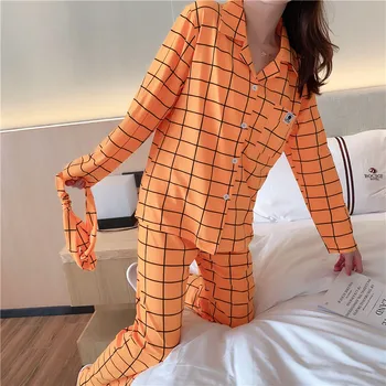 Kvalitetne pamučne pidžame dugih rukava setovi Krejon Shin-chan Slatka Print odjeća za spavanje Set udoban Lounge Proljeće пижама