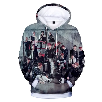 LUCKYFRIDAYF modni brand NCT kpop sport 3d hoodies veste muški žene majica majice svakodnevni dugi rukav 3D pulover s kapuljačom 4XL