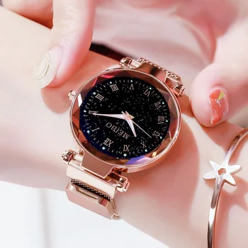 Magnetska zvjezdano nebo ženski ručni sat 2019 za dame top brand luksuznih satova rose gold Relogio Feminino ženski sat Reloj Mujer