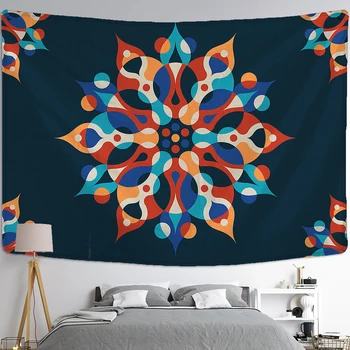 Mandala cvijet tapiserija Mandala ispis tapiserija češki tapiserija spavaća soba dnevni boravak deka