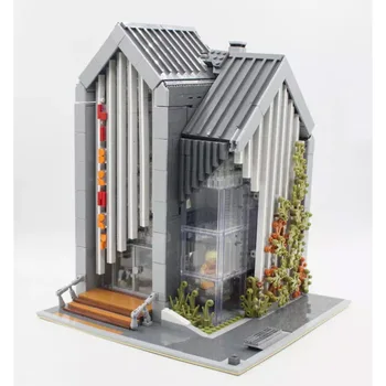 MOC 2734pcs City Streetview series The brickstive Modern Library Model Building Blocks cigle dječje igračke darove božićne darove