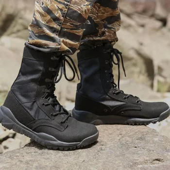 Muški Vanjski Bojni Vojne Taktičke Vojne Čizme Ultralight Đonovi Prozračna Pustinja Muške Cipele Trekking Planinarenje Sportske Čizme