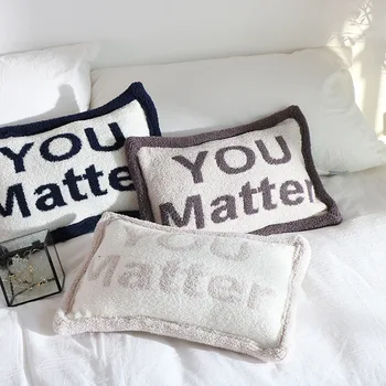 NarwalDate Ins jastuk Jastuk za stolice poklon za Valentinovo pokazati ljubav Nordic Soft Slatka YOU MATTER