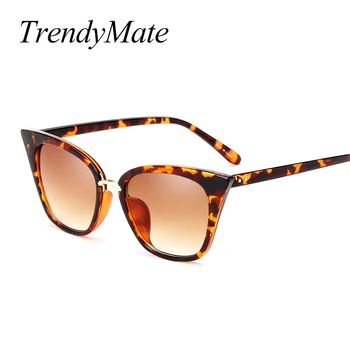 Nova moda Mačje oči Sunčane naočale Žene brand dizajner prozirne leće seksi elegantne stare sunčane naočale za žene naočale UV400 1177T