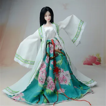 Novi dolazak 1pc elegantan lutka tradicionalne kineske dinastije Princeza haljina za lutke odjeće
