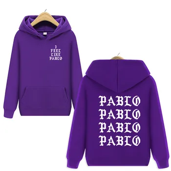 Osjećam se kao Paul Pablo Канье West znoj homme veste muški majica hoodies hip-hop ulica odjeća majica Pablo majica