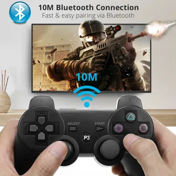 PS3 PS4 Gamepad Bežične Bluetooth navigacijsku tipku za Sony PS3/PS4 kontroler Bluetooth vibracija gamepad Detroit Bežični joystick