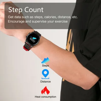 R13 ekran u boji pametna narukvica za praćenje otkucaja srca fitness vodootporan sat za Android / IOS sportski sat