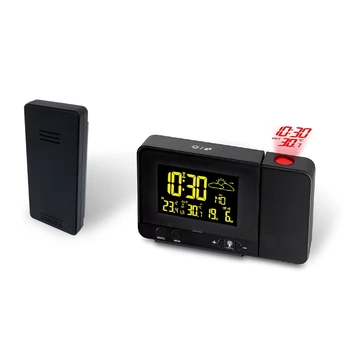 Radio Upravljanjem Projekcija vremenska stanica šarene LCD zaslon USB prognoza vremena bežični senzor temperature zraka