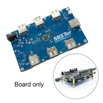 Ručno zavarivanje MisTer USB Hub v2.1 naknada za MisTer FPGA 7 USB portova