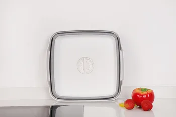 Sklopivi kvadratnom voće i povrće, umivaonik umivaonik vanjski putni sklopivi umivaonik 30.5x30x20(7)cm Z002