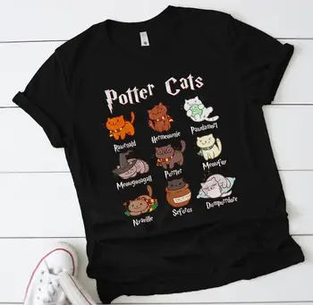 Slatka Potter mačka mama košulja moda plus veličina muška t-shirt Harajuku kratkih rukava mama top tees O vrat pamuk majka svakodnevnica