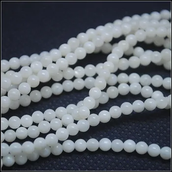 Slatkovodno umivaonik sedef morska umivaonik cijele loptu dobre nakit diy perle pribor veličine 4 mm 6 mm modni nakit, perle
