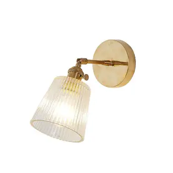 Staklene zidne lampe moderan, transparentan zidne svjetiljke rasvjeta Nordic zidne lampe Bakar zidne lampe transparentno abažur klasicni Za spavaće sobe