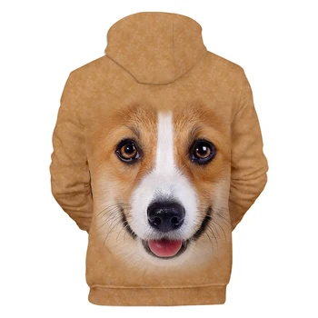 Svakodnevni ispis životinja pas 3D veste Muški Ženski veste Harajuku majica jesen 3D životinja pas je nove vruće dječaci djevojčice pulover
