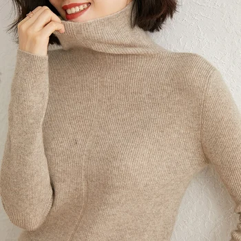 Topla rasprodaja ženski džemper čist Kozji kašmir водолазка pulover 2020 zima nova moda 8 boja standardna odjeća ženska majice