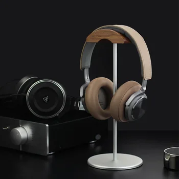 Univerzalne slušalice, stalak držač vješalica drvena šipka slušalice stol prikaz polica stalak za slušalice slušalice