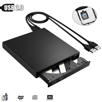 USB 2.0 Slim External DVD-RW CD Writer Drive Burner Reader Player optički pogoni za prijenosna RAČUNALA