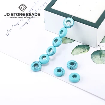 Veleprodaja prirodni Veliki Kamen rupu Ahat perle odstojnik veličinu otvora 4 mm za izradu nakita DIY narukvica