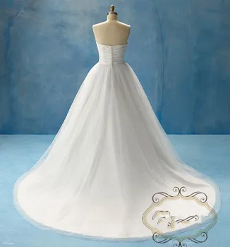 Vestidos real-picture a-line slatka vjenčanica djeveruša vjenčanica novi seksi vruće dug perle šljokicama